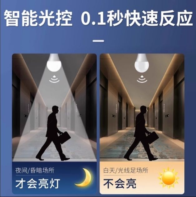 智能声光控灯泡